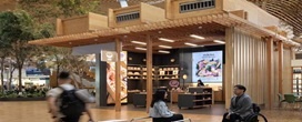 Aeroporto premiado em madeira maci�a conclu�do