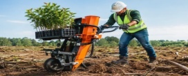 Equipamentos para plantio florestal na opera��o