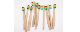 Empresa fabrica e doa escovas de dentes feitas de bambu
