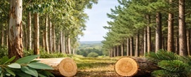 Eucalipto ou pinus: qual faz mais sentido?