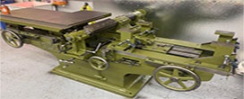 Máquina de marcenaria industrial rara e centenária totalmente restaurada