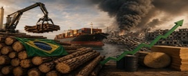 Guerra no Oriente M�dio derruba exporta��es de madeira do Brasil e eleva custos no setor florestal