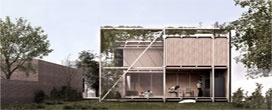 Sistema em módulos vence concurso para habitação sustentável