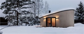 Casa pré-fabricada e funcional é construída com materiais recicláveis
